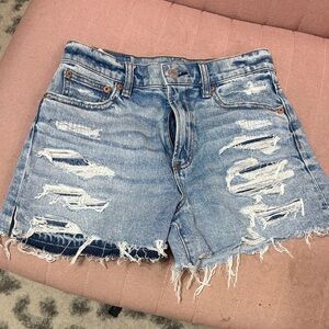 american eagle denim shorts